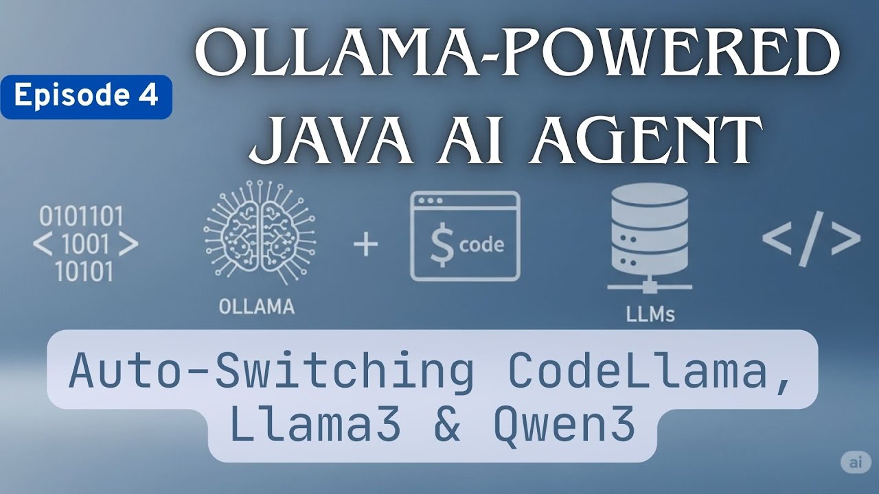 Ollama-Powered Java AI Agent (Episode 4): Auto-Switching CodeLlama, Llama3 & Qwen3