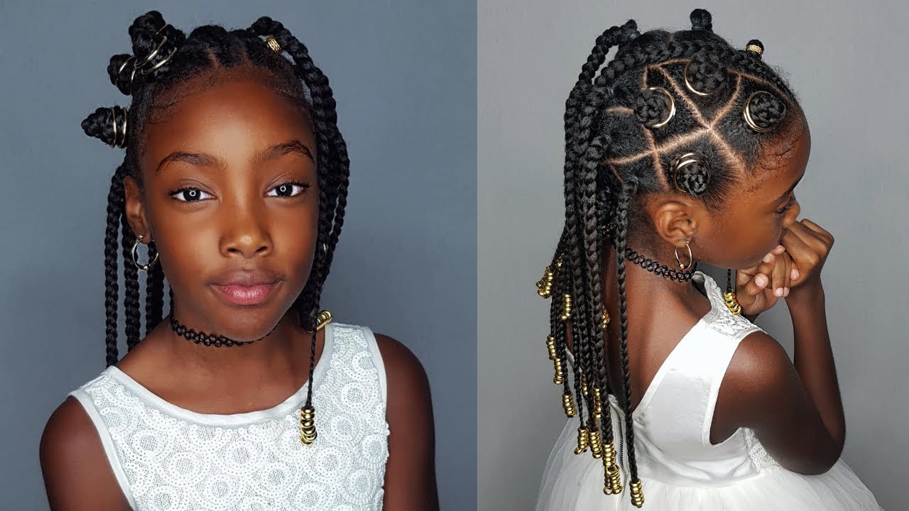 Braids & Bantu- Hairstyles for little girls