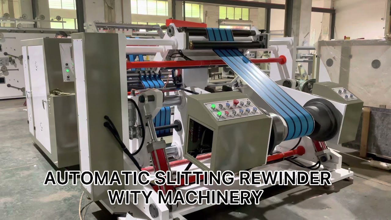 Cigarette Tipping Paper Slitting Rewinding Machine｜700 Model ｜Shaftless Unwinder
