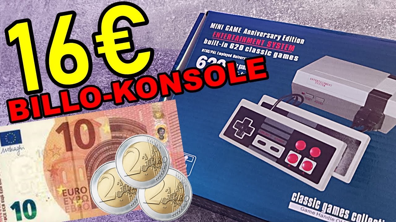 16 EURO FÜR 620 GAMES?! | Billig-China-Mini-Konsole auspacken & testen