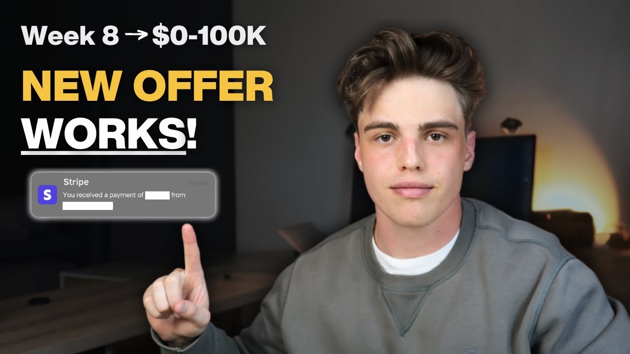One Person Business: Week 8 Results | $0–$100k Challenge