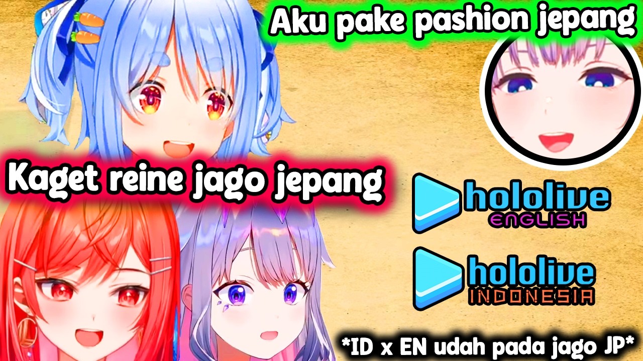 PEKORA Kaged Tau Reine Ternyata Sefasih Itu Bahasa JEPANG-nya..【Hololive】