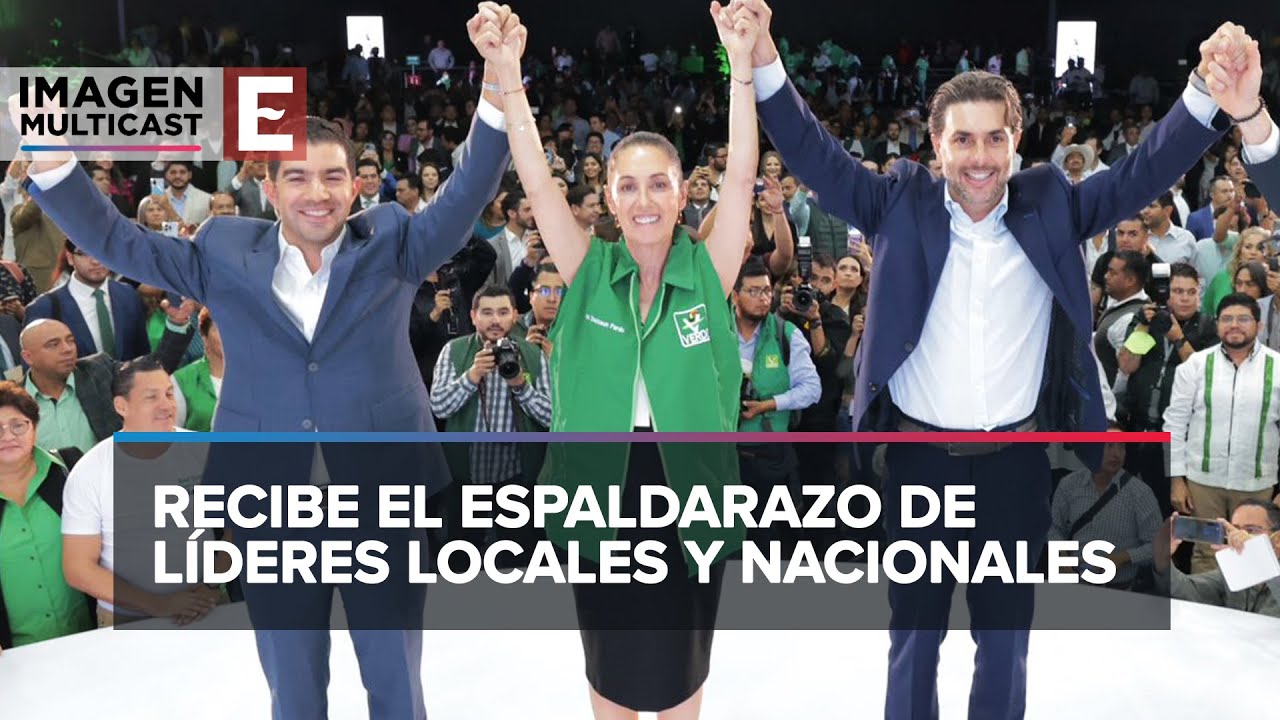 Partido Verde arropa y respalda a Sheinbaum para el 2024