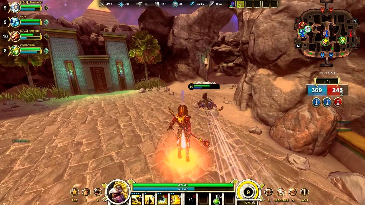 Smite - Domination - Hot Glowy Ra ACTION!