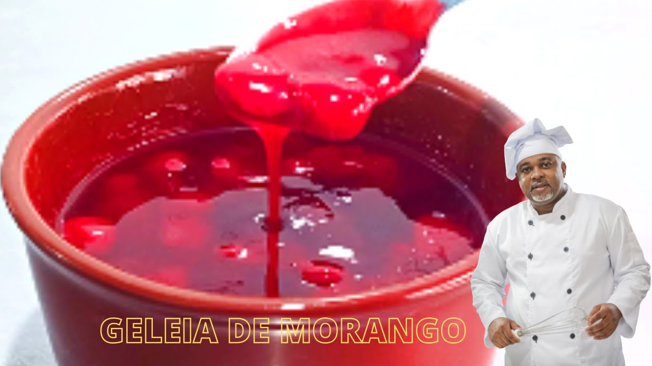 RECEITA DE GELEIA DE MORANGO PARA CONFEITARIA