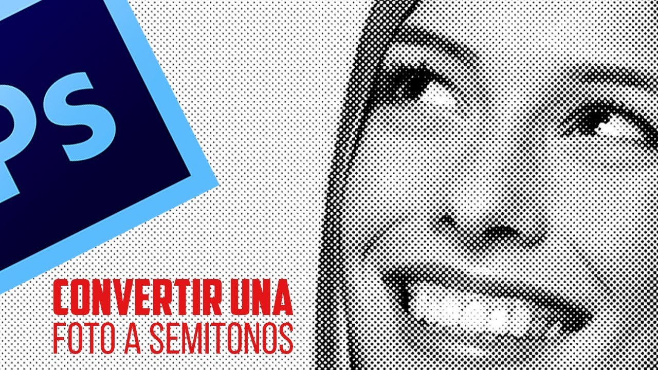¿Cómo convertir una imagen a semitonos? | Tutorial fácil | Serigrafía | Photoshop CC 2018