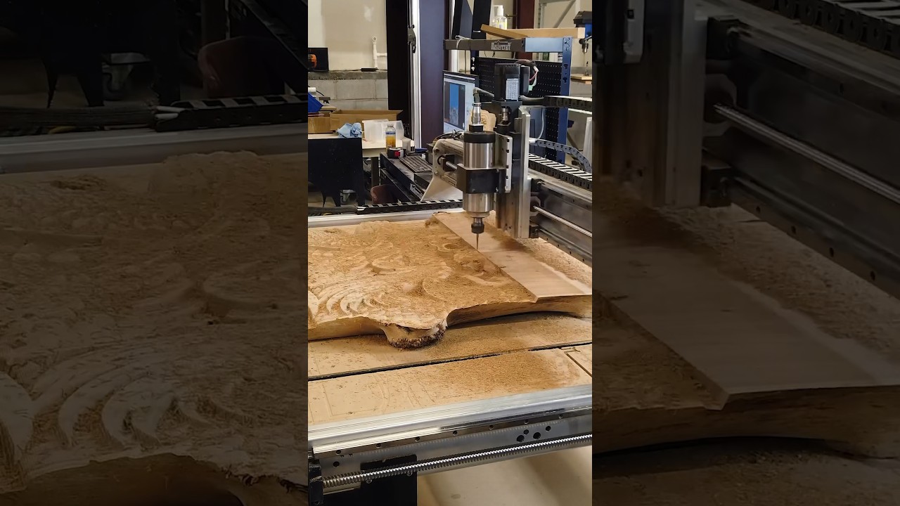 Mesmerizing Dragon and Phoenix 3D Carving on AltMill CNC! Preorder Now! 🐉🔥 #cnc #shorts