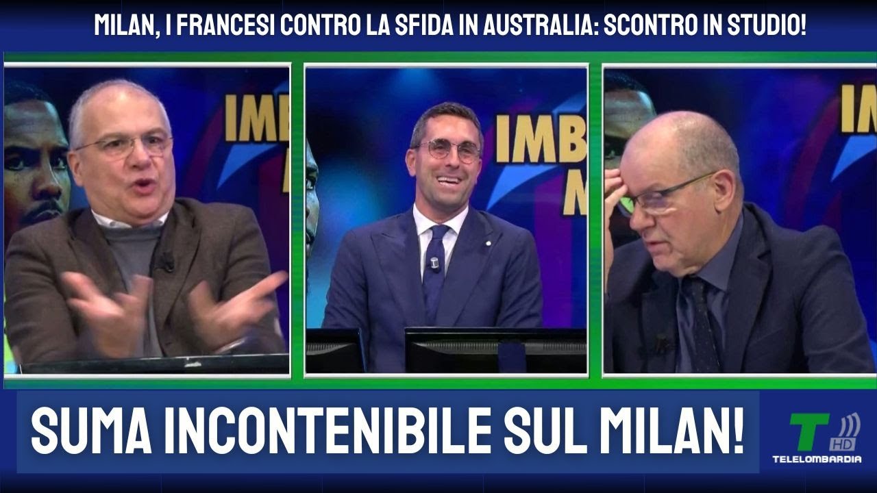 MILAN, I FRANCESI CONTRO LA SFIDA IN AUSTRALIA: SCONTRO IN STUDIO, SUMA INCONTENIBILE!