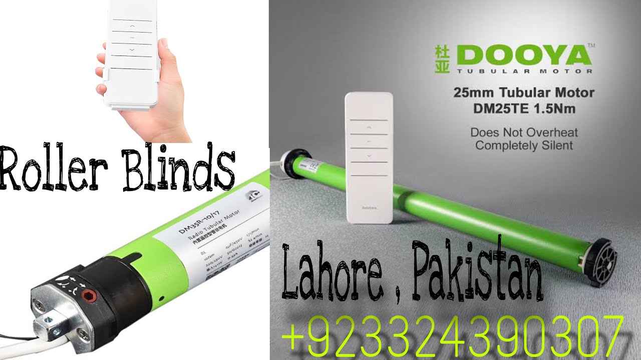 Automatic dooya motorised Window Blinds very easy installation good work Dooya motor