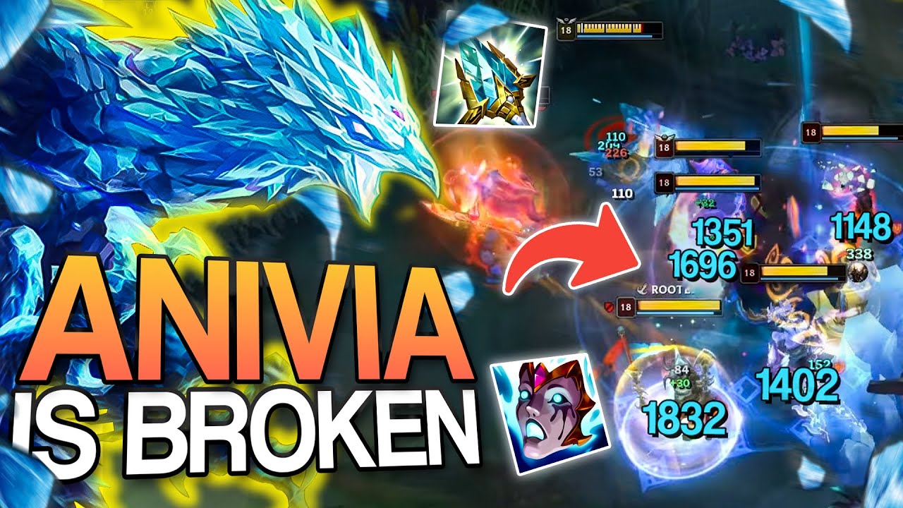 Вот почему Anivia mid ИДЕАЛЬНО подходит для восхождения на низкие уровни.