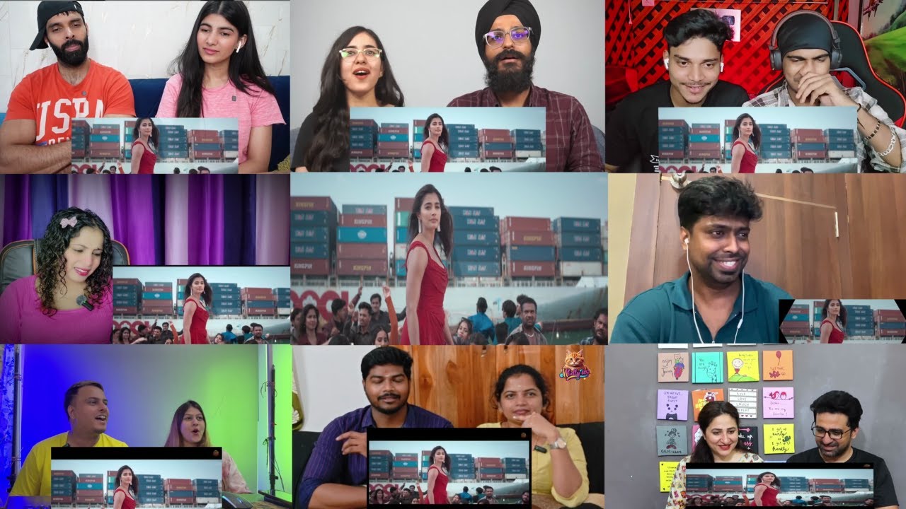 Monica Video Song Reaction Mashup | COOLIE | Rajinikanth | Anirudh | Pooja Hegde | Only Reactions