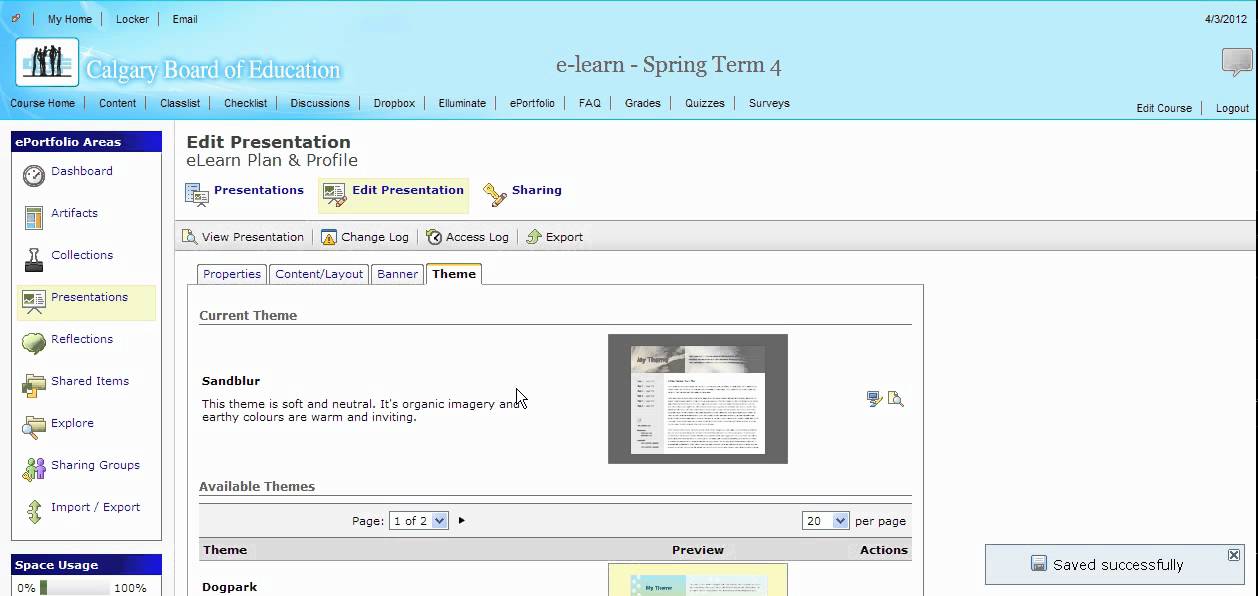 elearn eportfolio step 3 final