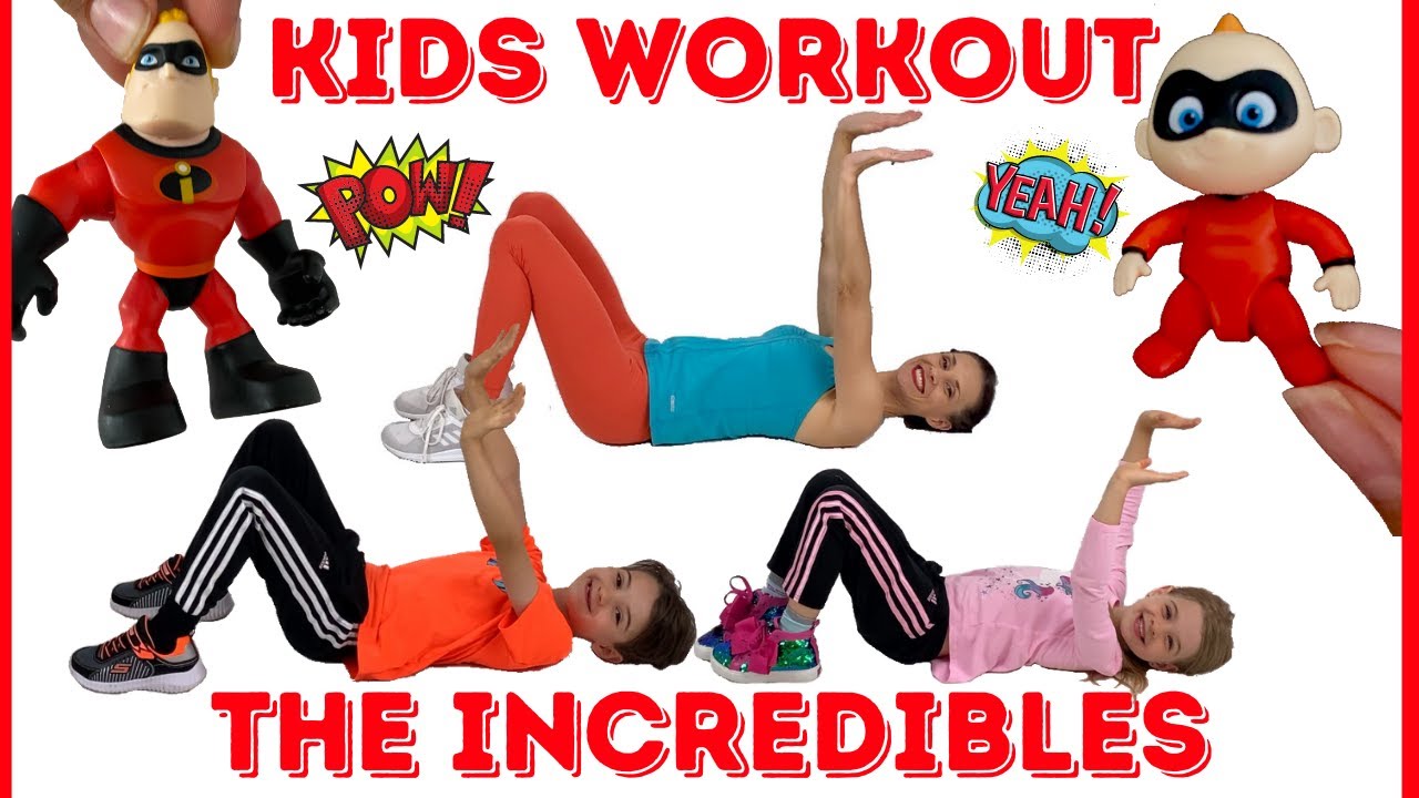 Kids Workout At Home/ THE INCREDIBLES (age 3-10)