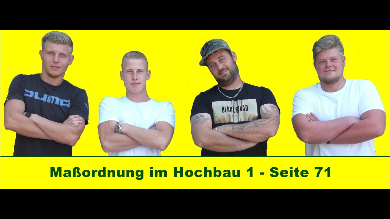 Maßordnung im Hochbau 1 -  Seite 71 - Unterscheiden der 3 Fälle der Mauerlängen