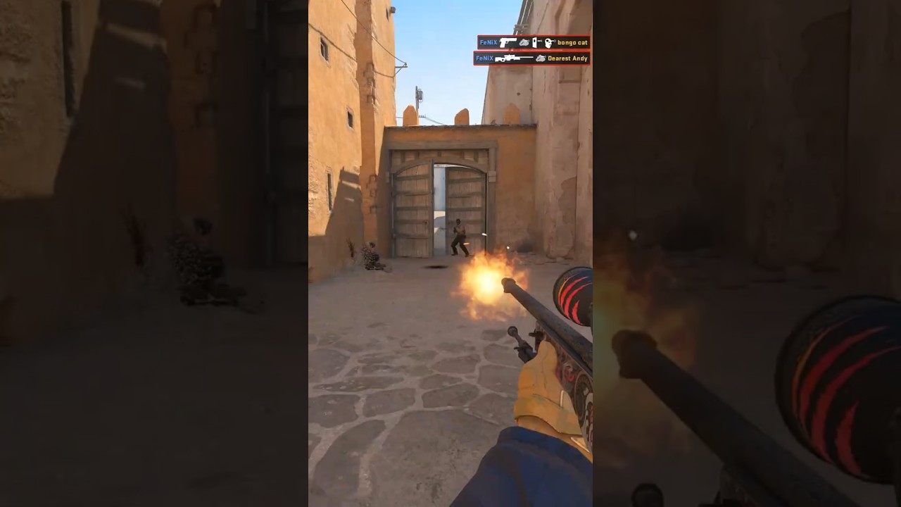 4K on Dust 2 🎯#cs2 #counterstrike2 #cs2clips