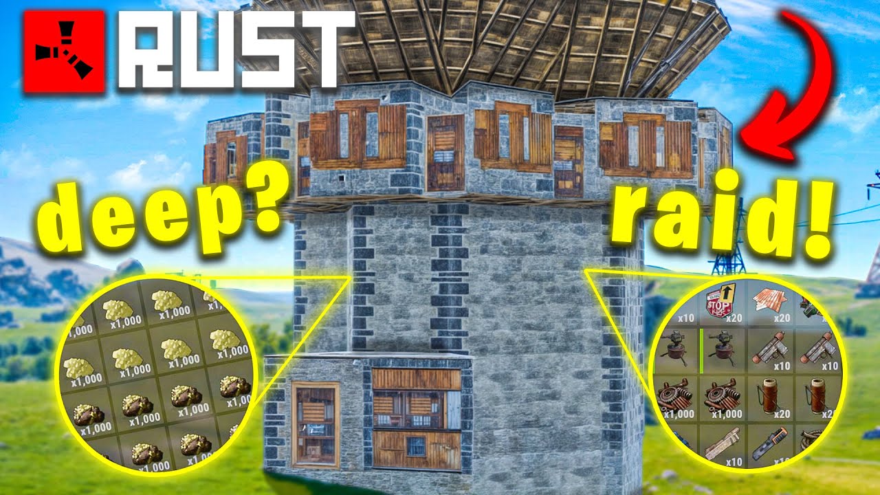 LE-AM dat DEEP pentru TOT LOOT-ul + RAID-uri! | Rust Romania