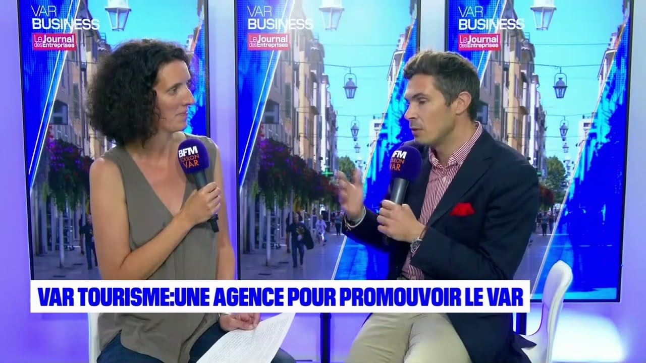 Guillaume Decard (Var Tourisme) est l'invit&eacute; de BFM Toulon Var/Le Journal des entreprises