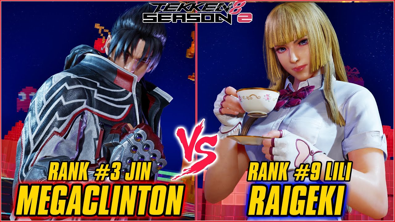 TEKKEN 8 | MEGACLINTON (RANK #3 JIN) vs RAIGEKI (RANK #9 LILI) | TEKKEN 8 RANKED MATCH