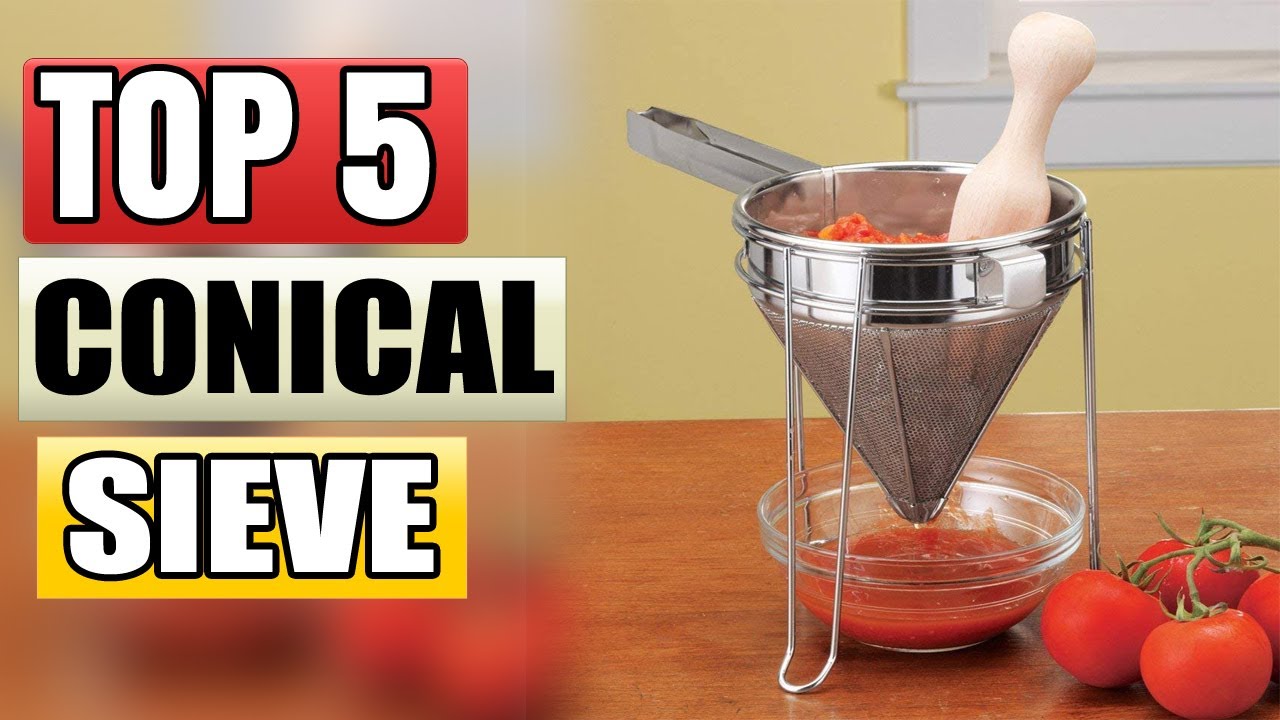 Best Chinois Strainer, Conical Sieve, Cone Sieve With Pestle