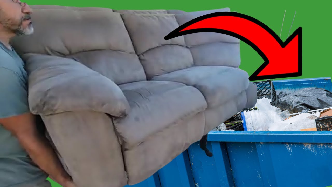 How to CLEAN a Microfiber COUCH? (It was so FILTHY they wanted me to throw it away!)