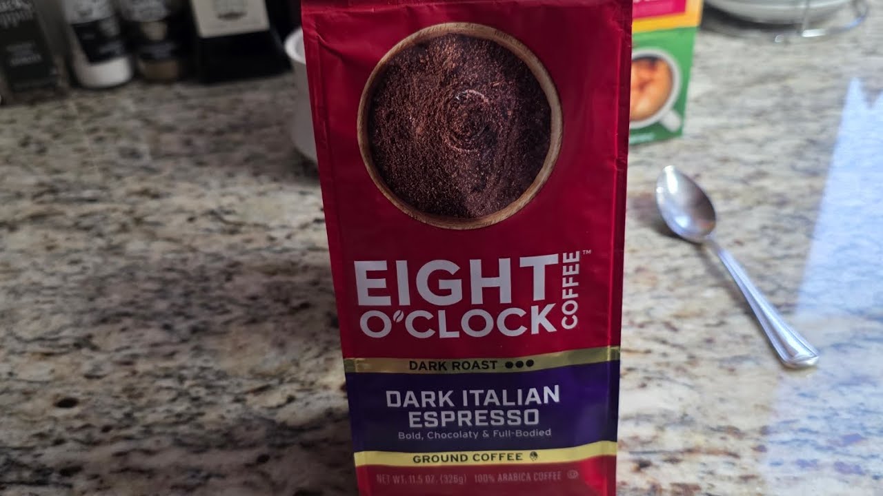 Eight O'Clock Dark Italian Espresso Coffee ASMR VIII #asmr #coffeelover