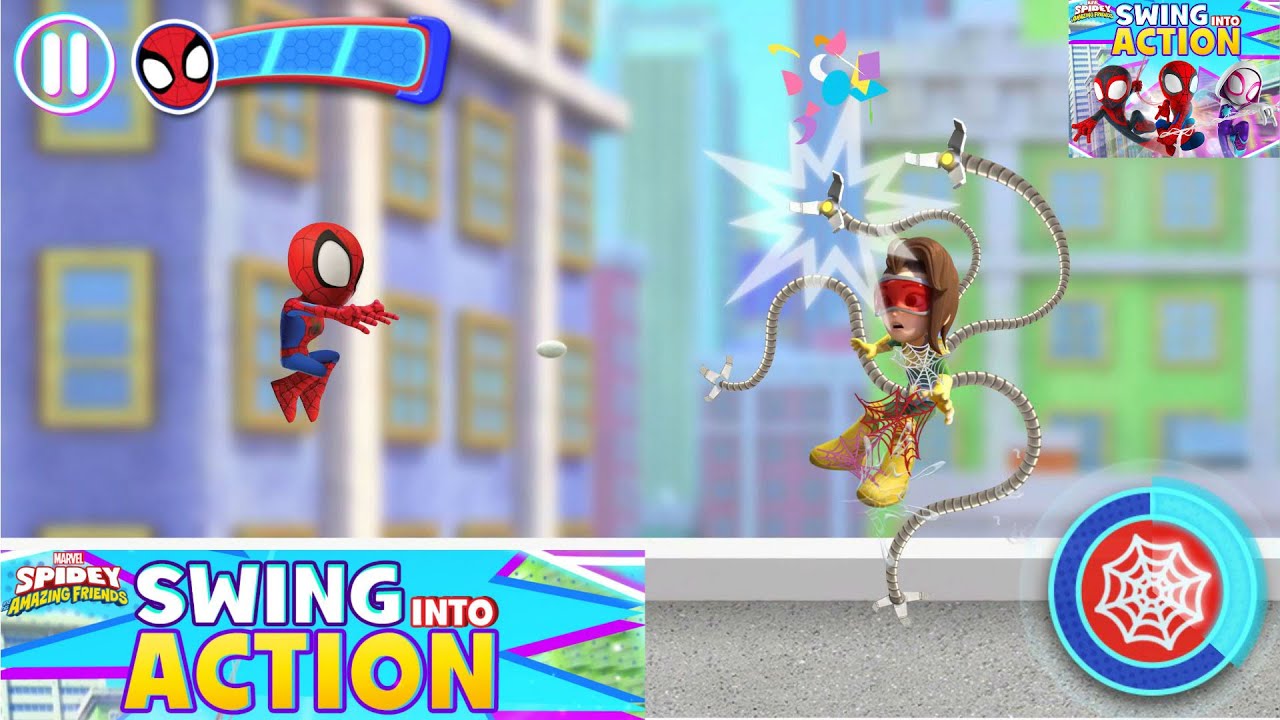 Spidey and His Amazing Friends Swing Into Action Game Team Spidey