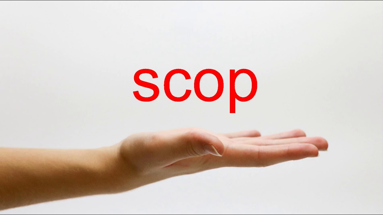 How to Pronounce scop - American English