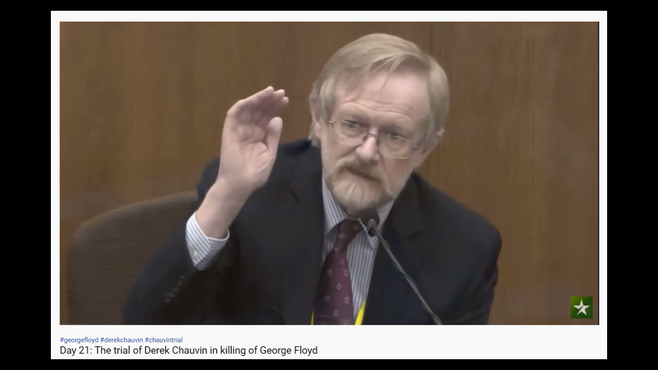 George Floyd murder trial - Dr Martin Tobin - Thu 8 April 2021 - cross exam