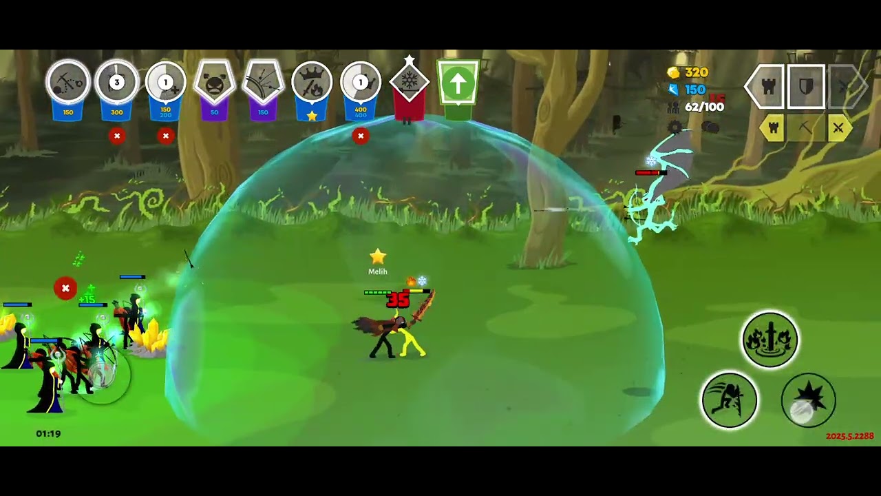 Stick war saga ölüm maçı wrathnar+King zarek
