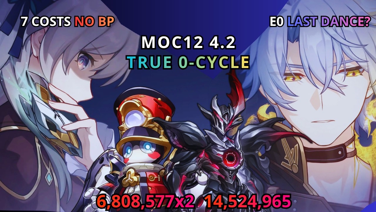 [HSR 4.2] E0S1 Phainon 0-Cycle In This Economy? | MoC12 4.2 True 0-Cycle ft. Firefly vs King Pompom