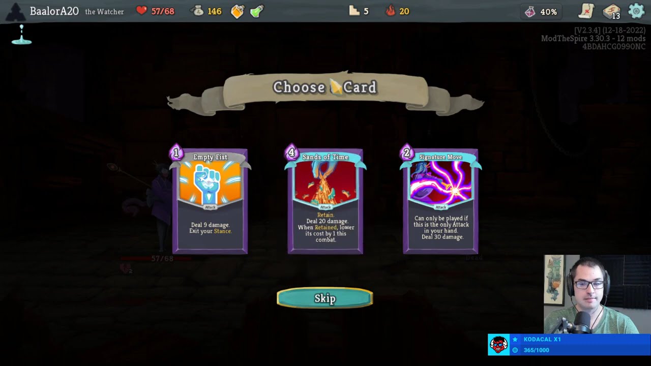 Mastering Perseverance! - The Slay the Spire Mastery Challenge