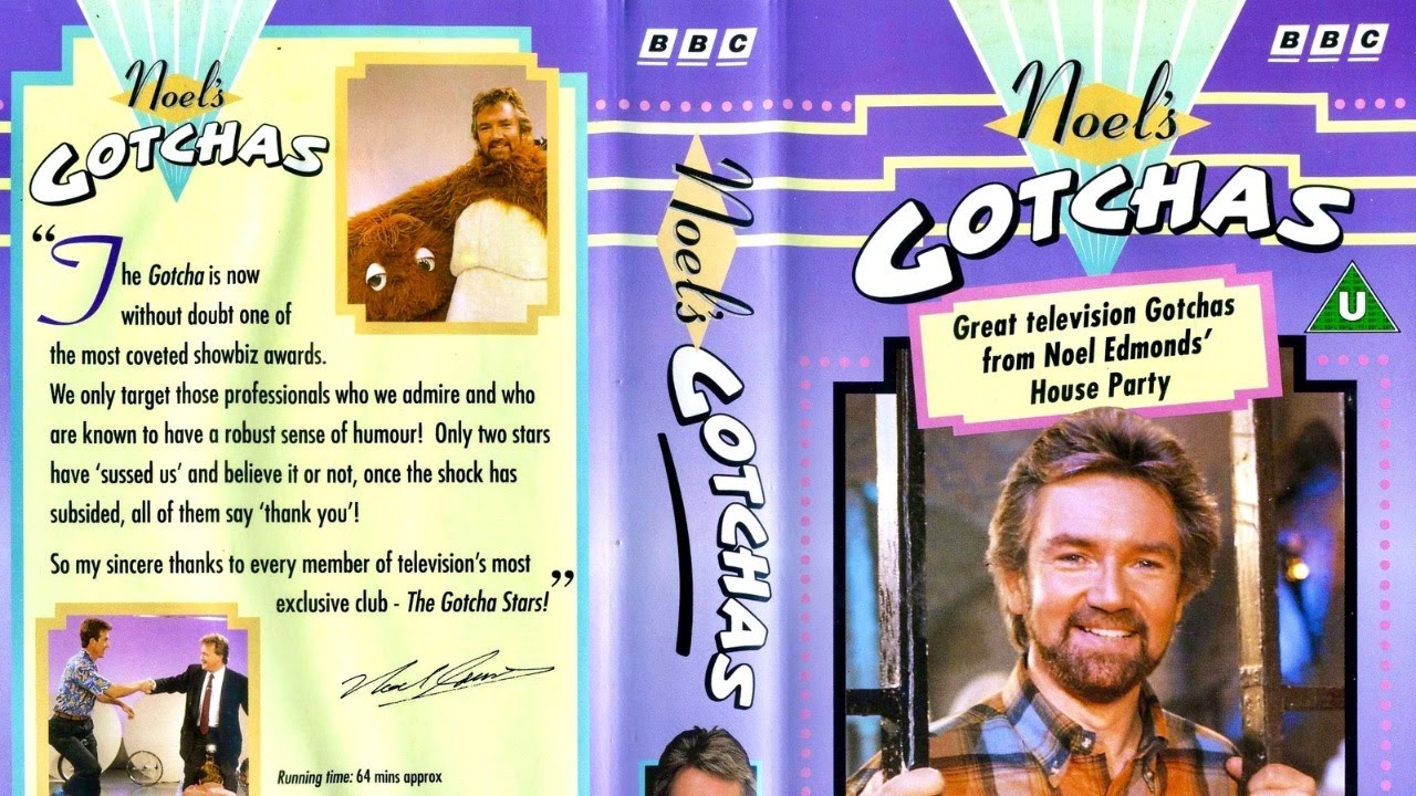 Noel's Gotchas | From Noel's House Party | BBC Video Release | UK VHS 1993 | 1080p HD | Stereo
