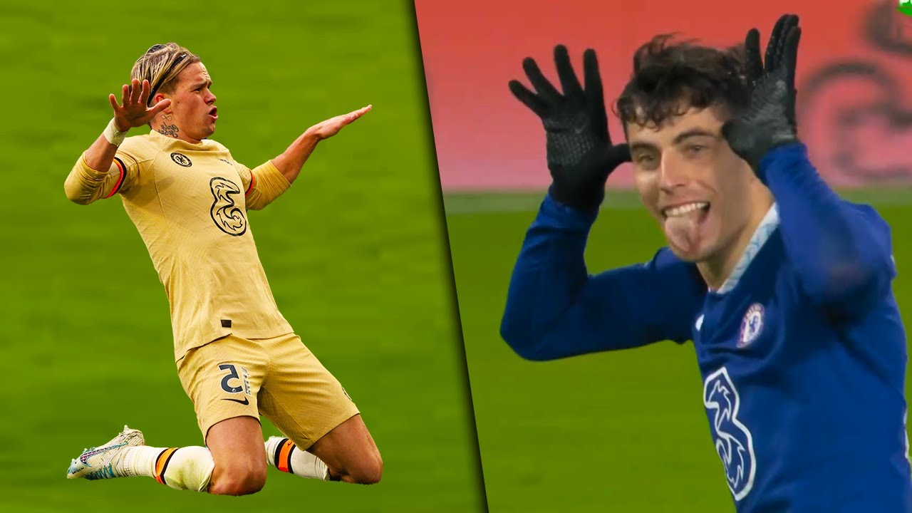 Funny chelsea Goal celebrations.