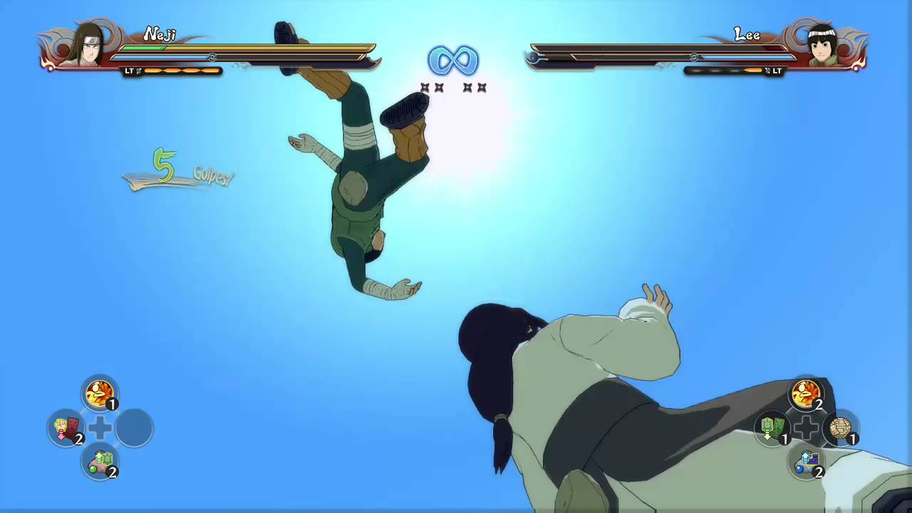 Naruto Storm 4 Dublado PT-BR Neji vs Rock Lee