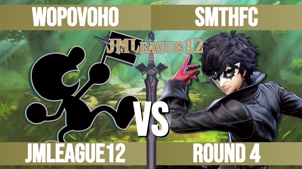 WoPoVoHo (Mr. Game & Watch) vs SMTHFC (Joker) - JMLeague12 Round 4