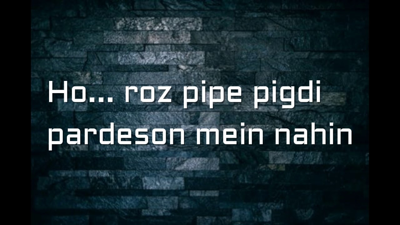 Turpeya song lyrics Vishal and Shekhar feat  Sukhwinder Singh