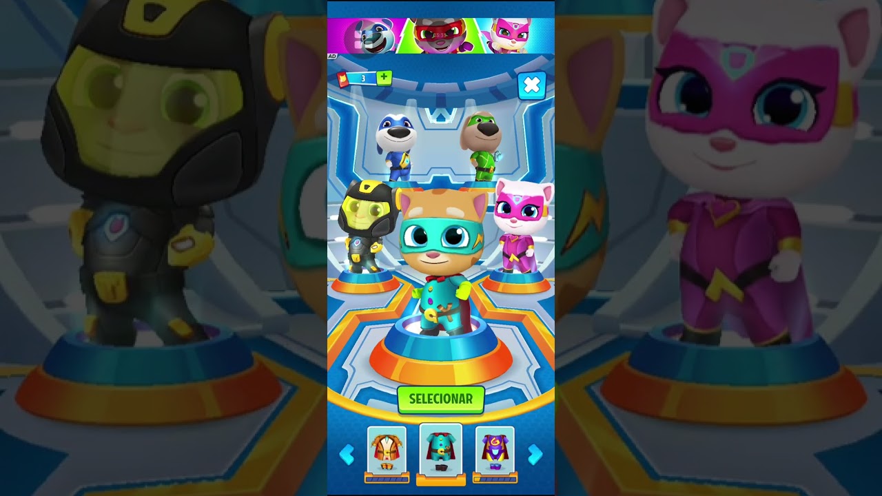 Gameplay de talking heros