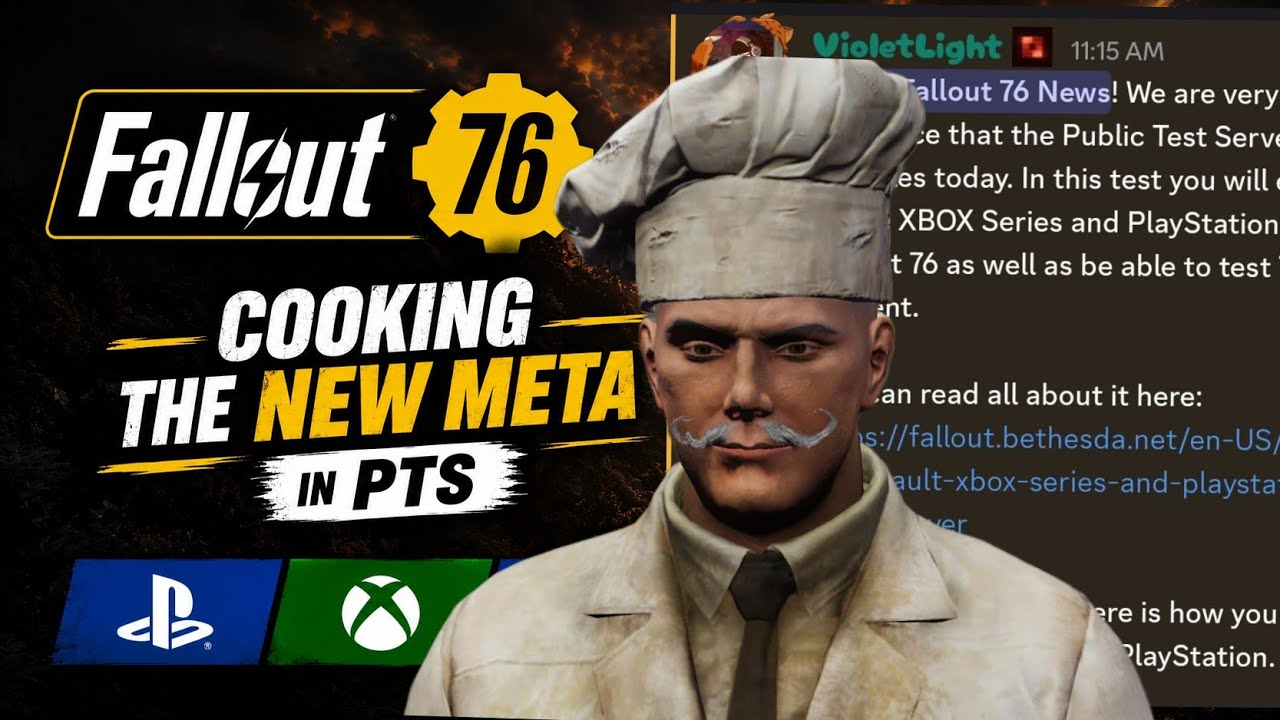 Fallout 76 PvP | Cooking The New Meta in PTS | Console Public Test Server! #fallout76 