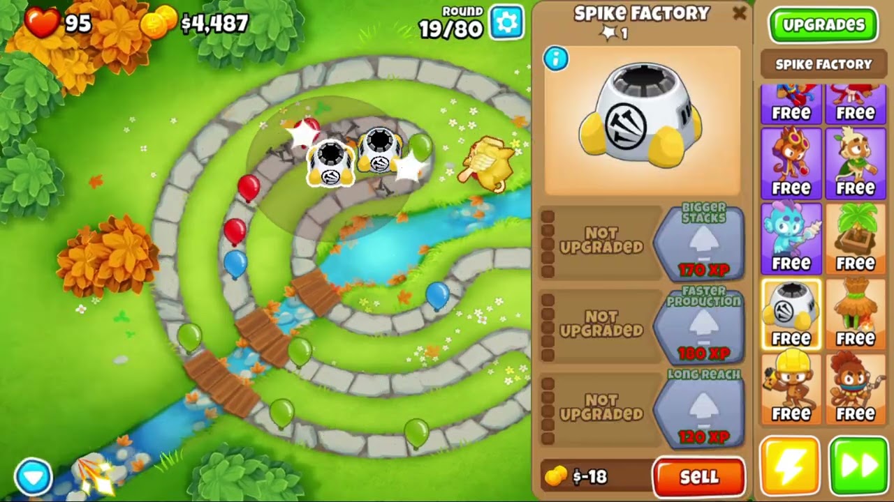 chegando ate o round 50 no bloons td 6