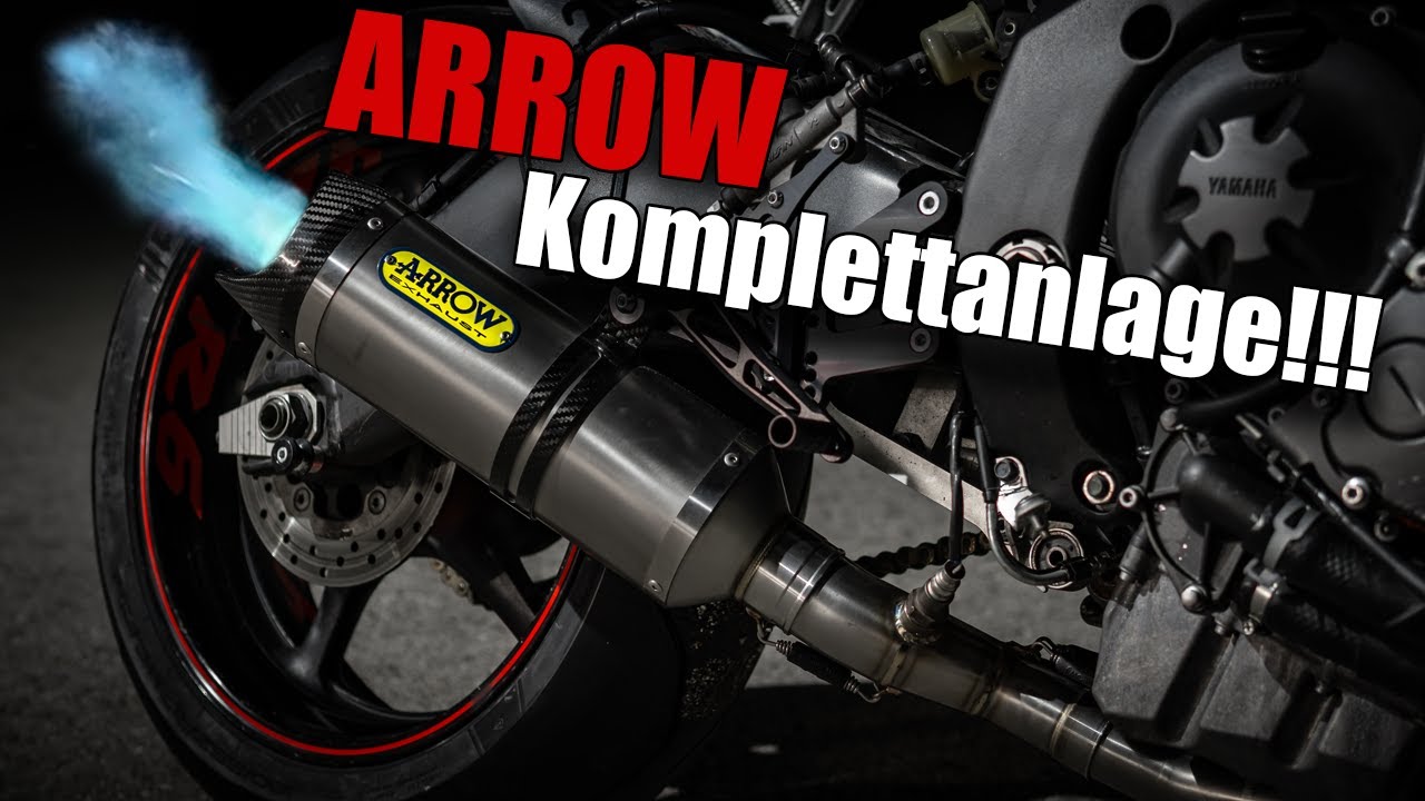 ARROW Komplettanlage für die R6! 💛 Yamaha R6 RJ15 💥 ME24 🔥 Montage #yamaha #r6 #rj15 #2011 WP21
