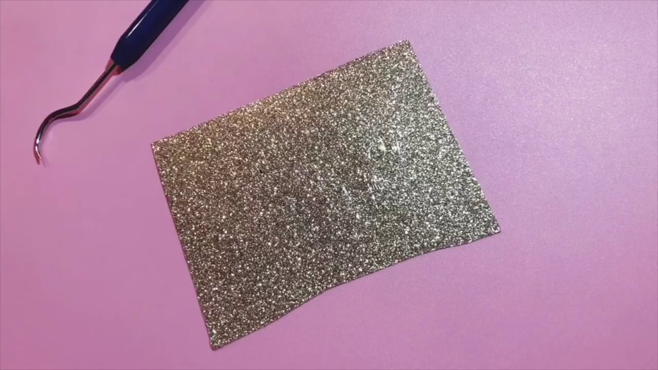 A Quick Tip for Easily Weeding Glitter Heat Transfer Vinyl