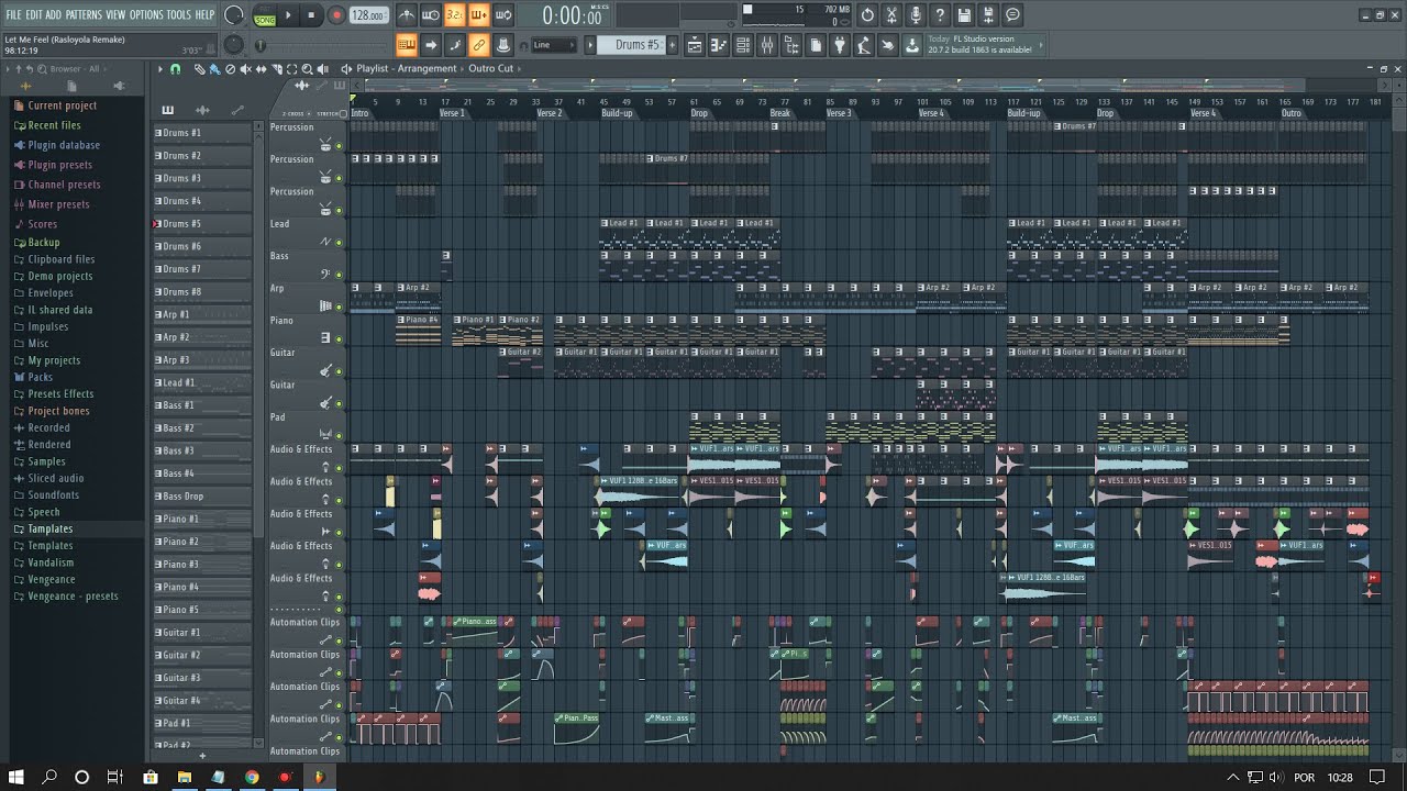 Nicky Romero & Vicetone - Let Me Feel (Full Remake) [FREE FLP]
