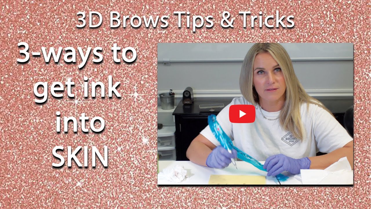 Ombre brows 3 ways to implant ink