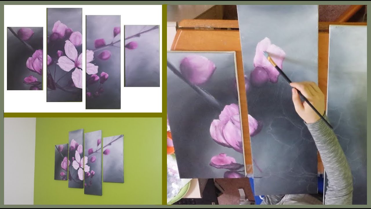 Cherry Blossoms | Acrylic Paint | Speed Painting