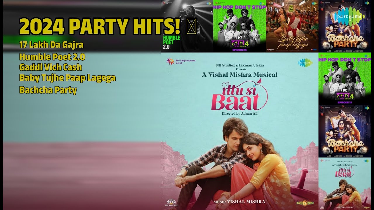 2024 Bollywood Party Hits! | Tony Kakkar Songs | 17 Lakh Da Gajra | Humble Poet 2.0