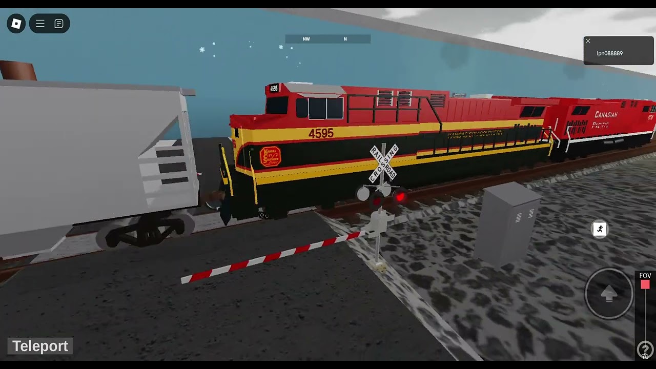 CP 9774 AC4400CW lead CPKC grain train