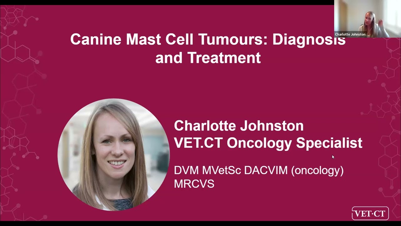 VET.CT Specialist Webinar - Canine Mast Cell Tumours: Diagnosis and Treatment