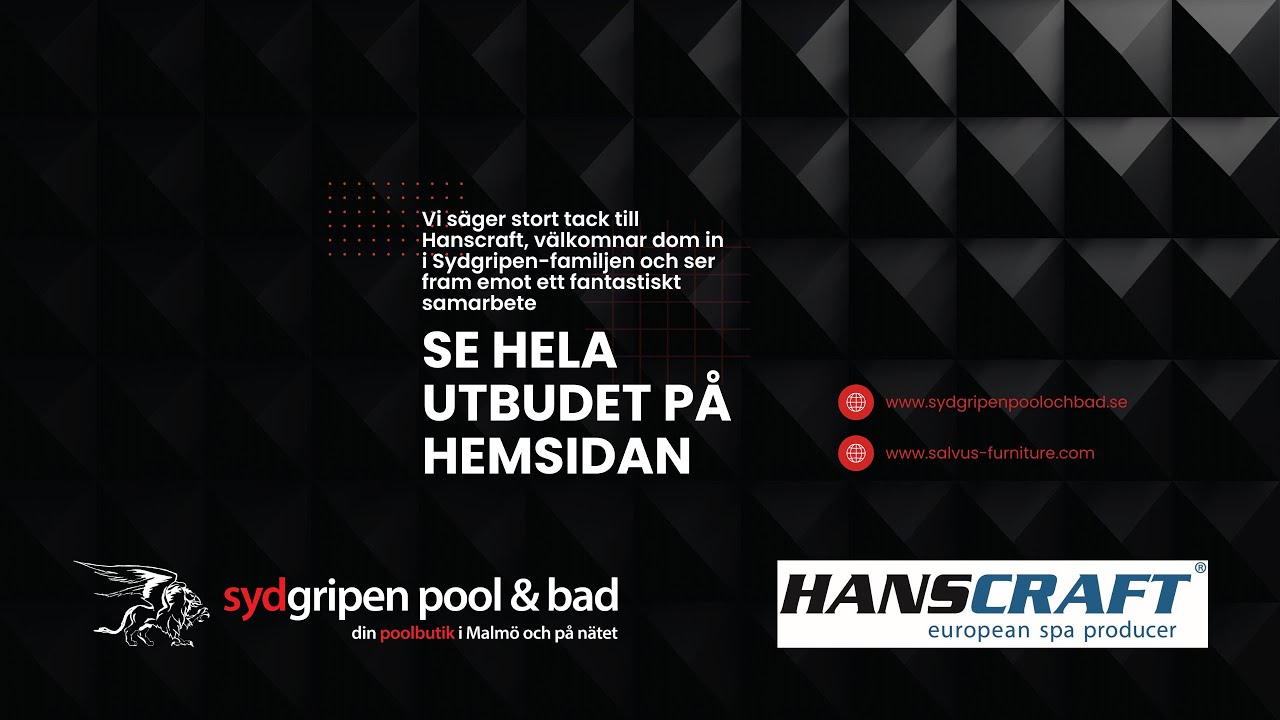Nu lanserar vi bastu, swimpsa och spabad från Hanscraft