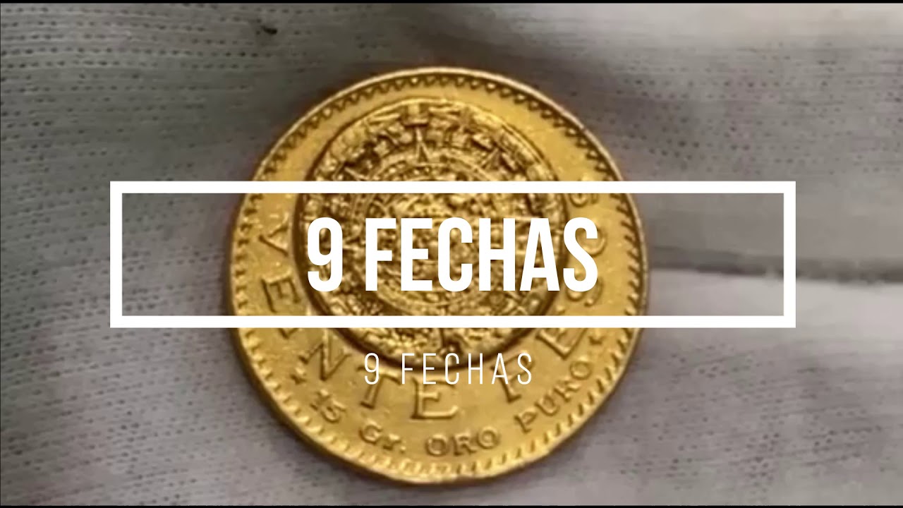 Moneda 20 Pesos Oro/Azteca
