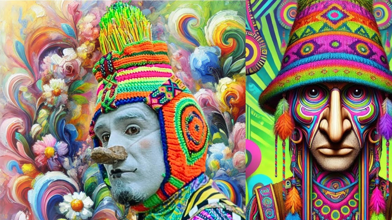 Colores y Risas - Karcocha en Comonfort  México - Sin Editar -  Arlequín, Mimo, Clown. Street  show